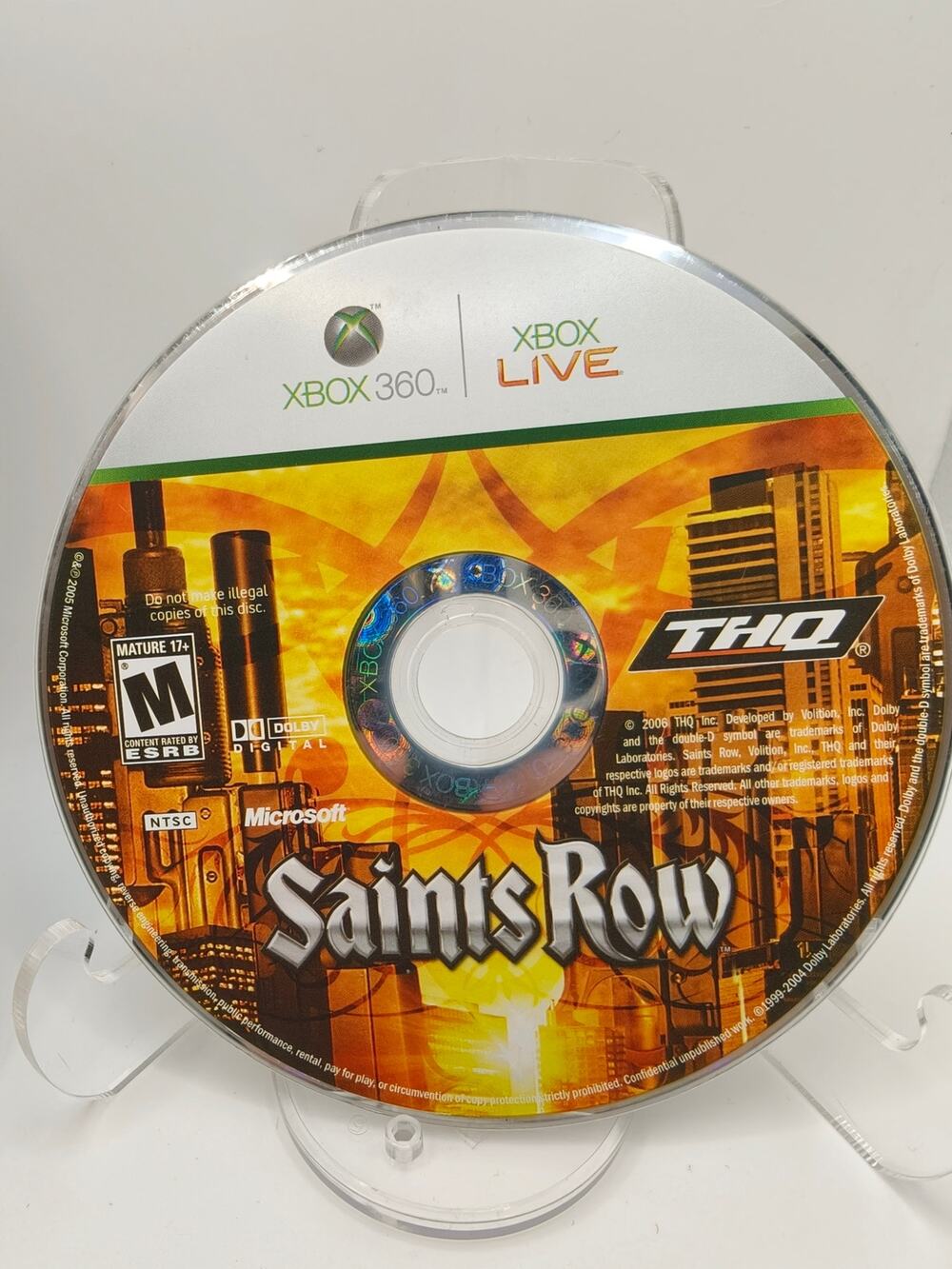 Saints Row (Xbox 360) Disc Only - Tested